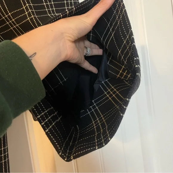 Christian Dior Plaid Wool Cropped Trouser Pant Size 8 Fall 2018 Ready to Wear - Picture 7 of 16